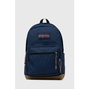 Jansport rucsac culoarea albastru marin, mare, modelator imagine