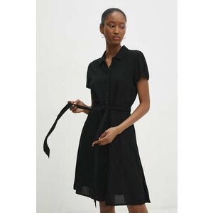 Answear Lab rochie culoarea negru, mini, evazati imagine