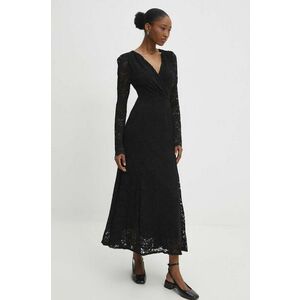 Answear Lab rochie culoarea negru, maxi, evazati imagine