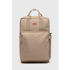 Levi's rucsac culoarea bej, mare, neted imagine