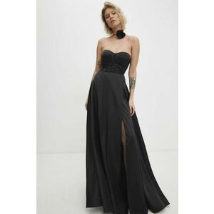 Answear Lab rochie culoarea negru, maxi, evazati imagine