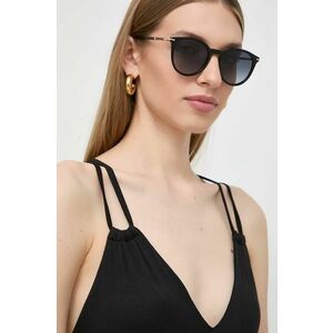 Carolina Herrera ochelari de soare femei, culoarea negru imagine