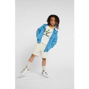 Kenzo Kids pantaloni scurti copii culoarea bej imagine