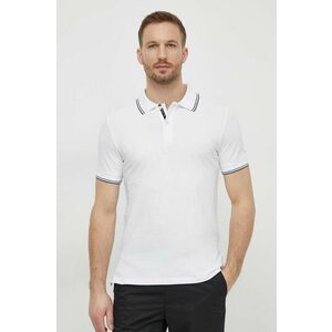 Geox tricou polo M4510R-T3088 M POLO barbati, culoarea alb, neted imagine