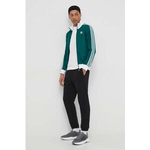 adidas Originals bluză bărbați, culoarea verde, cu imprimeu IP0417 imagine