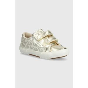 Michael Kors sneakers pentru copii culoarea auriu imagine