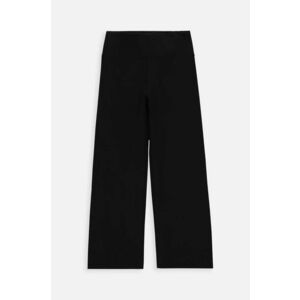 Coccodrillo pantaloni copii culoarea negru, neted imagine