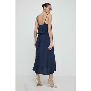 Marella rochie culoarea bleumarin, maxi, drept 2413220000000 imagine