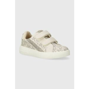 Michael Kors sneakers pentru copii culoarea bej imagine