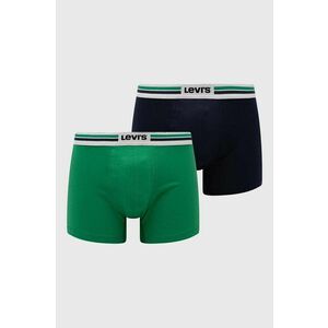 Levi's boxeri 2-pack barbati, culoarea verde imagine