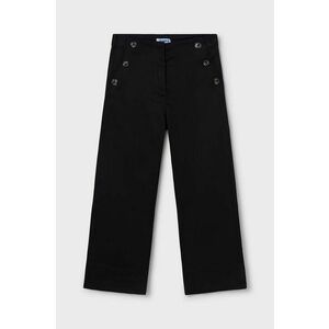 Mayoral pantaloni copii culoarea negru, neted imagine