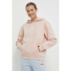 Ellesse bluza Jazana OH Hoody femei, culoarea roz, cu glugă, cu imprimeu, SGP16460 imagine