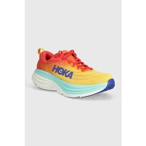 Hoka One One pantofi de alergat Bondi 8 culoarea portocaliu imagine