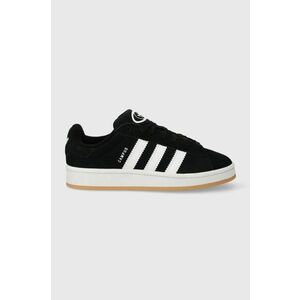 adidas Originals sneakers din piele întoarsă culoarea negru HQ6638 imagine