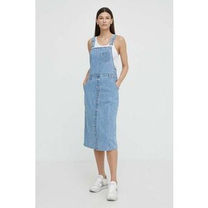 Levi's rochie jeans midi, evazati imagine