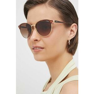 VOGUE ochelari de soare femei, culoarea maro, 0VO4303S imagine