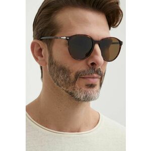 Persol ochelari de soare barbati, culoarea maro imagine