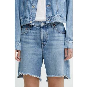 Levi's pantaloni scurti jeans femei, neted, high waist imagine