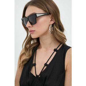 Bottega Veneta ochelari de soare femei, culoarea negru, BV1276S imagine