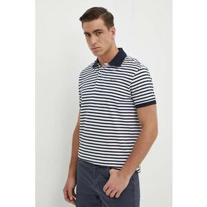 Pepe Jeans polo de bumbac culoarea alb, modelator imagine