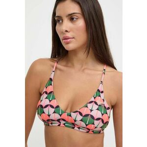 Superdry sutien de baie culoarea portocaliu, cupa usor rigidizata imagine