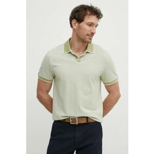 Michael Kors polo de bumbac culoarea verde, modelator imagine