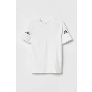 adidas Performance tricou copii culoarea alb, cu imprimeu imagine