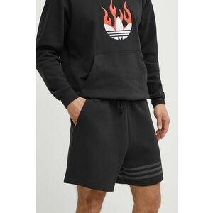 adidas Originals pantaloni scurți barbati, culoarea negru, IR9430 imagine