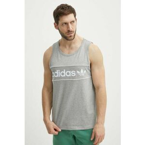 adidas Originals tricou din bumbac barbati, culoarea gri, IR9342 imagine