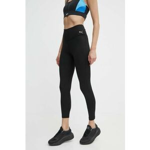 Puma leggins de antrenament culoarea negru, neted, 524834 imagine