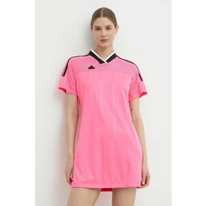 adidas rochie TIRO culoarea roz, mini, drept, IS0732 imagine