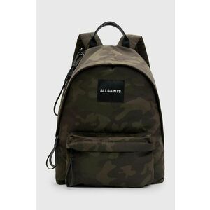 AllSaints rucsac CARABINER NYLON BACK barbati, culoarea verde, mare, neted imagine