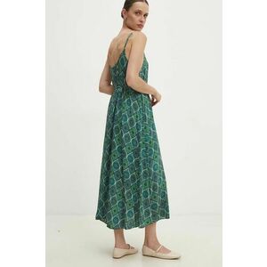 Answear Lab rochie culoarea verde, midi, evazati imagine