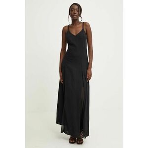 Answear Lab rochie culoarea negru, maxi, evazati imagine