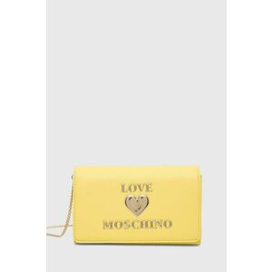 Love Moschino poseta culoarea galben, JC4083PP1CLF0 imagine