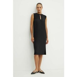 Max Mara Leisure rochie culoarea negru, mini, drept, 2426626057600 imagine