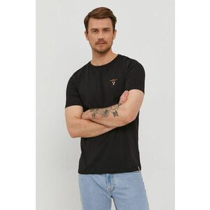 Aeronautica Militare Tricou bărbați, culoarea negru, material neted imagine