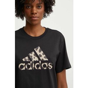 adidas tricou din bumbac femei, culoarea negru, IW5174 imagine