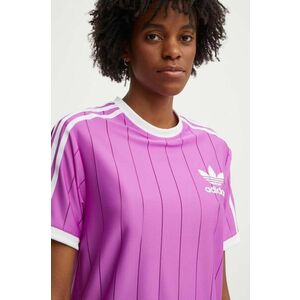 adidas Originals tricou femei, culoarea violet, IY7225 imagine