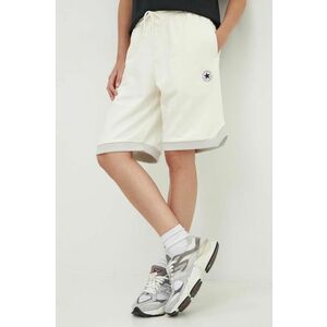 Converse pantaloni scurti culoarea galben, neted, 10026456-A02 imagine