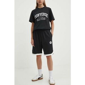 Converse pantaloni scurti culoarea negru, neted, 10026456-A01 imagine