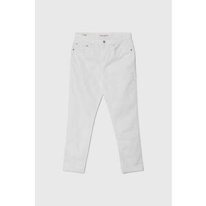 Levi's jeansi 724 HIGH RISE STRAIGHT femei, culoarea alb, 18883 imagine