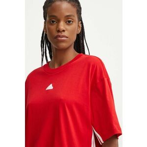 adidas tricou din bumbac Express femei, culoarea rosu, IW8643 imagine