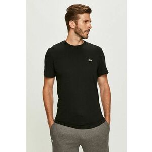 Lacoste tricou din bumbac barbati, culoarea verde, neted, TH2038 imagine