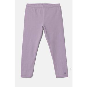 United Colors of Benetton leggins copii culoarea violet, neted imagine