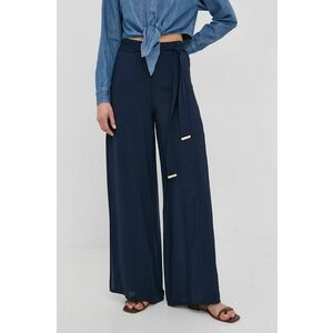 MICHAEL Michael Kors pantaloni de plaja culoarea albastru marin imagine