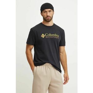 Columbia tricou CSC Basic Logo barbati, culoarea negru, cu imprimeu, 1680053 imagine