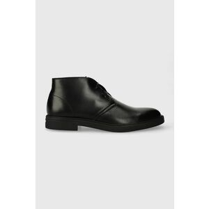 BOSS pantofi de piele Calev barbati, culoarea negru, 50503660 imagine