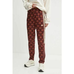 adidas pantaloni de trening x Farm Rio culoarea bordo, modelator, IV9755 imagine