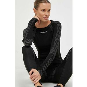 Hummel longsleeve de antrenament Shaping Seamless culoarea negru, 216775 imagine